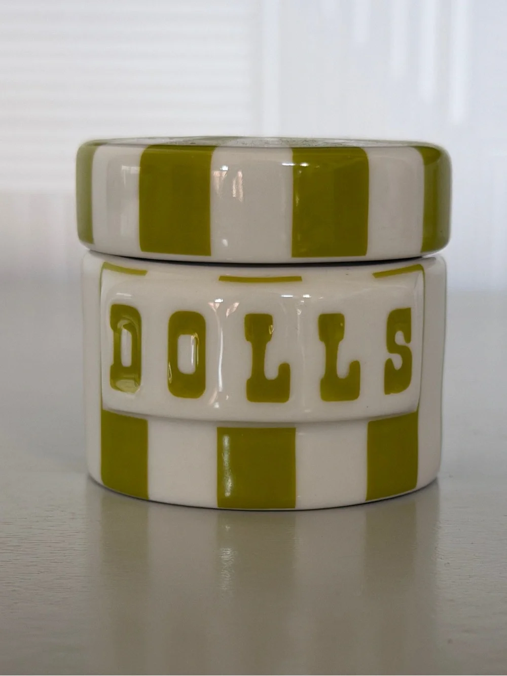*RARE* Authentic Jonathan Adler Vice “Dolls” Canister.